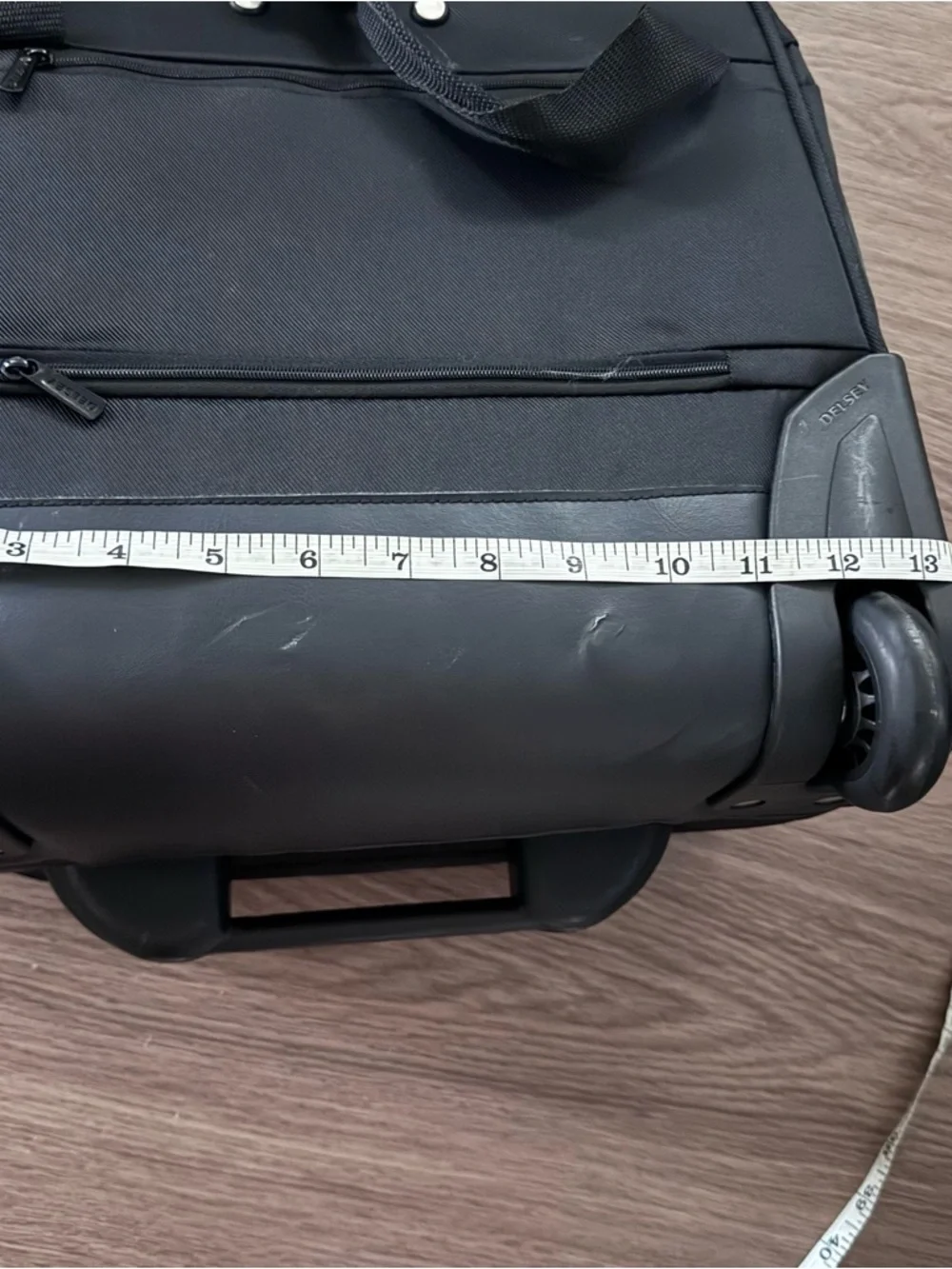 Delsey Paris sky max 2.0 2 wheels underseater bag luggage black unisex